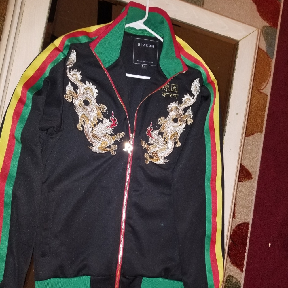 Red, Black, Green REASON Jacket